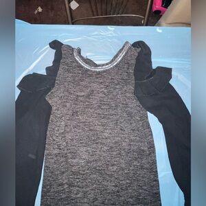 Cold Shoulder Sweater Top